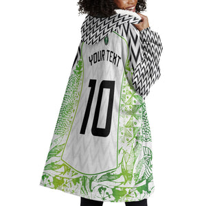 Nigeria National Football Custom Wearable Blanket Hoodie Blokecore T90 Sporty Style