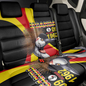 Uganda Independence Day with Crowned Cranes Back Car Seat Cover