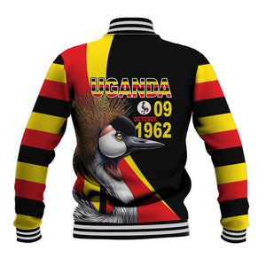 Uganda Independence Day with Crowned Cranes Baseball Jacket LT03