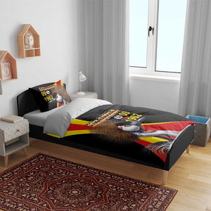 Uganda Independence Day with Crowned Cranes Bedding Set