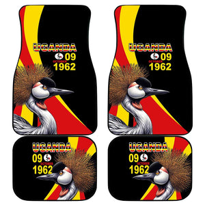 Uganda Independence Day with Crowned Cranes Car Mats