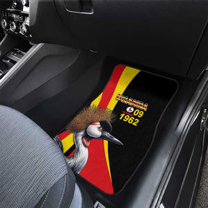 Uganda Independence Day with Crowned Cranes Car Mats