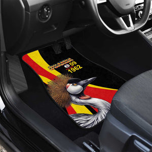 Uganda Independence Day with Crowned Cranes Car Mats