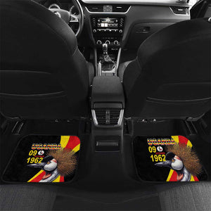 Uganda Independence Day with Crowned Cranes Car Mats