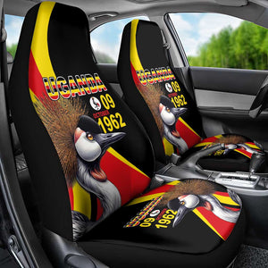 Uganda Independence Day with Crowned Cranes Car Seat Cover