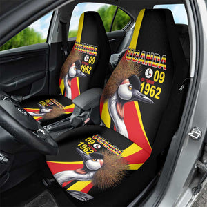 Uganda Independence Day with Crowned Cranes Car Seat Cover