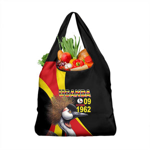 Uganda Independence Day with Crowned Cranes Grocery Bag