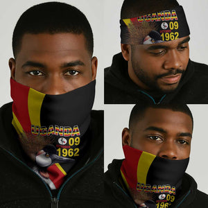 Uganda Independence Day Crowned Cranes Neck Gaiter LT03