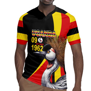 Uganda Independence Day with Crowned Cranes Rugby Jersey