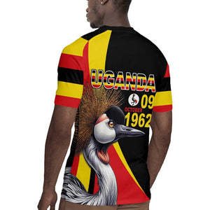 Uganda Independence Day with Crowned Cranes Rugby Jersey