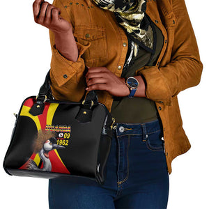 Uganda Independence Day with Crowned Cranes Shoulder Handbag