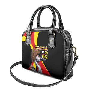 Uganda Independence Day with Crowned Cranes Shoulder Handbag