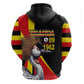 Uganda Independence Day with Crowned Cranes Zip Hoodie