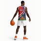 Personalized Haiti and Poland Cultural Fusion Basketball Jersey White Eagle and Haitian Independence Symbols