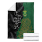 Aotearoa South Africa Rugby Freedom Cup Blanket Kiwi Warriors Haka with King Protea Symbol - African Pride
