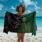 Aotearoa South Africa Rugby Freedom Cup Sarong Kiwi Warriors Haka with King Protea Symbol - African Pride