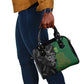 Aotearoa South Africa Rugby Freedom Cup Shoulder Handbag Kiwi Warriors Haka with King Protea Symbol - African Pride
