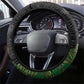 Aotearoa South Africa Rugby Freedom Cup Steering Wheel Cover Kiwi Warriors Haka with King Protea Symbol - African Pride