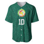 Custom Senegal Football Baseball Jersey Traditional Senegalese Fabric Sporty Style
