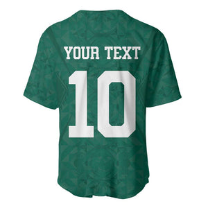 Custom Senegal Football Baseball Jersey Traditional Senegalese Fabric Sporty Style