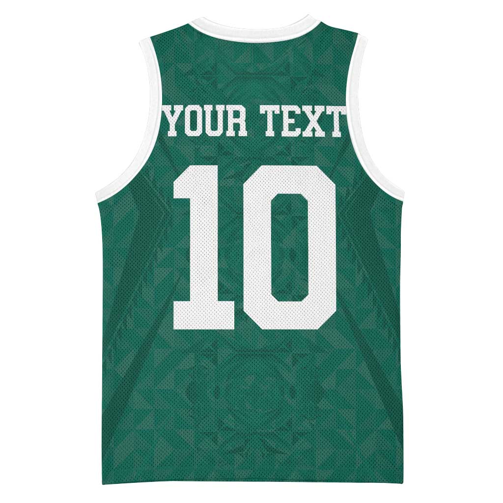 Custom Senegal Football Basketball Jersey Traditional Senegalese Fabric Sporty Style