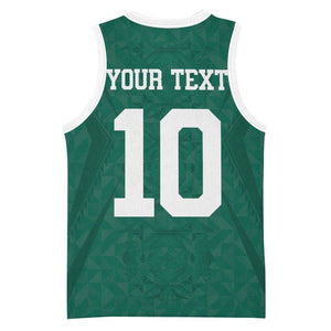 Custom Senegal Football Basketball Jersey Traditional Senegalese Fabric Sporty Style