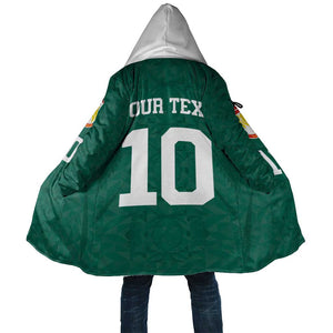 Custom Senegal Football Cloak Traditional Senegalese Fabric Sporty Style