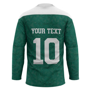 Custom Senegal Football Hockey Jersey Traditional Senegalese Fabric Sporty Style