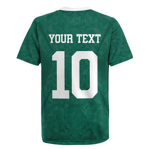 Custom Senegal Football Rugby Jersey Traditional Senegalese Fabric Sporty Style