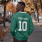 Custom Senegal Football Sweatshirt Traditional Senegalese Fabric Sporty Style