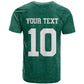 Custom Senegal Football T shirt Traditional Senegalese Fabric Sporty Style