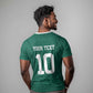 Custom Senegal Football T shirt Traditional Senegalese Fabric Sporty Style