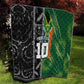 Custom Aotearoa South Africa Rugby Freedom Cup Quilt Maori Silver Fern Art and Sporty Flag SA - African Pride