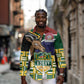 South Africa Rugby Long Sleeve Button Shirt Go Bokke-Amabokoboko Spirit - African Pride
