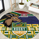 South Africa Rugby Round Carpet Go Bokke-Amabokoboko Spirit - African Pride