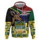 South Africa Rugby Zip Hoodie Go Bokke-Amabokoboko Spirit - African Pride