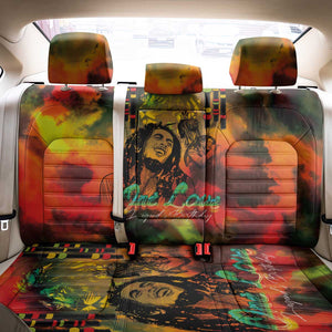 Afro-Jamaican Reggae Legend's Birthday Back Car Seat Cover One Love Jamaica