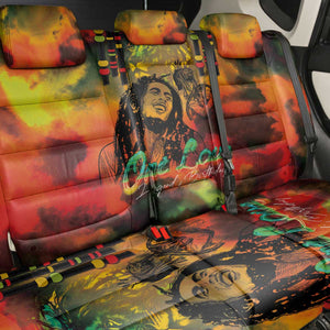 Afro-Jamaican Reggae Legend's Birthday Back Car Seat Cover One Love Jamaica