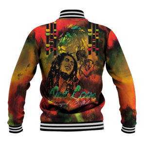 Afro-Jamaican Reggae Legend's Birthday Baseball Jacket One Love Jamaica