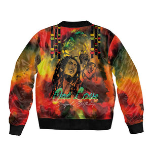 Afro-Jamaican Reggae Legend's Birthday Bomber Jacket One Love Jamaica