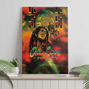 Afro-Jamaican Reggae Legend's Birthday Canvas Wall Art One Love Jamaica