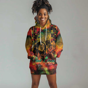 Afro-Jamaican Reggae Legend's Birthday Hoodie Dress One Love Jamaica