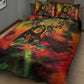 Afro-Jamaican Reggae Legend's Birthday Quilt Bed Set One Love Jamaica