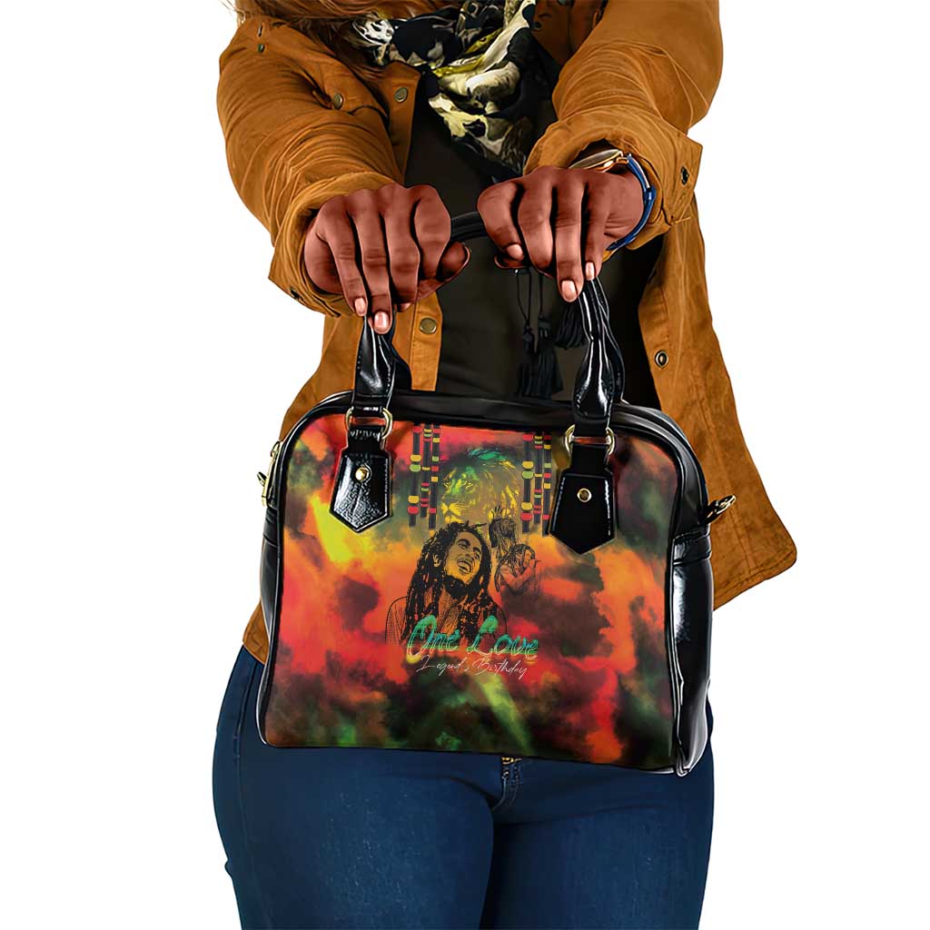 Afro-Jamaican Reggae Legend's Birthday Shoulder Handbag One Love Jamaica