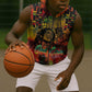 Afro-Jamaican Reggae Legend's Birthday Sleeveless Zip Hoodie One Love Jamaica - African Pride