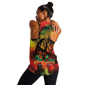 Afro-Jamaican Reggae Legend's Birthday Women Racerback Tank One Love Jamaica