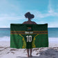Custom South Africa Rugby Sarong Springboks Spirit and King Protea