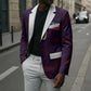 Custom Haiti National Football Blazer Les Grenadiers Feather Pattern Coat Of Arms Art