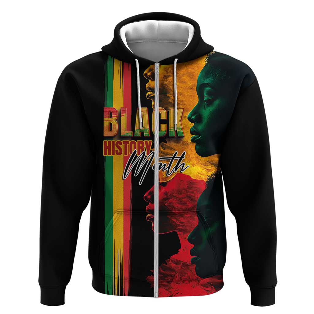 Afro - Black History Month Hoodie Black Soul - I'm Black Every Month