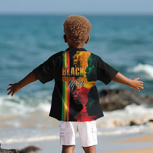 Afro - Black History Month Kid Hawaiian Shirt Black Soul - I'm Black Every Month